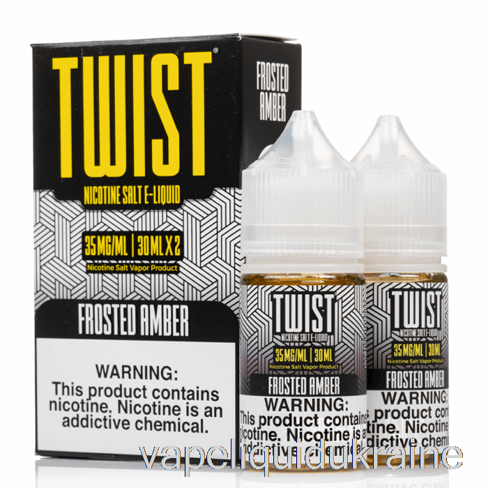 Vape Liquid Ukraine Frosted Amber - Twist SALT E-Liquid - 60mL 35mg